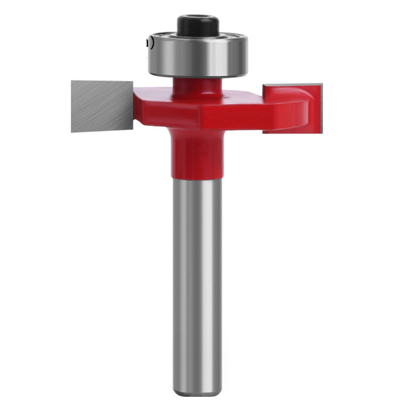 C0714408R 1 / 4inch;x5 / 16inch; Shank Router Bit Wood T-Shape Alloy Milling Cutter Woodworking Tool