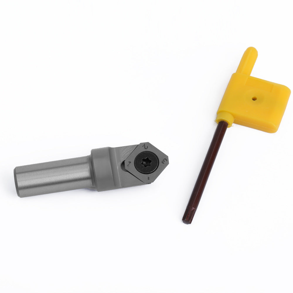 X12E17 12mm Shank V Type Alloy Spoilboard Router Bit Woodworking Planing Bit Milling Cutter