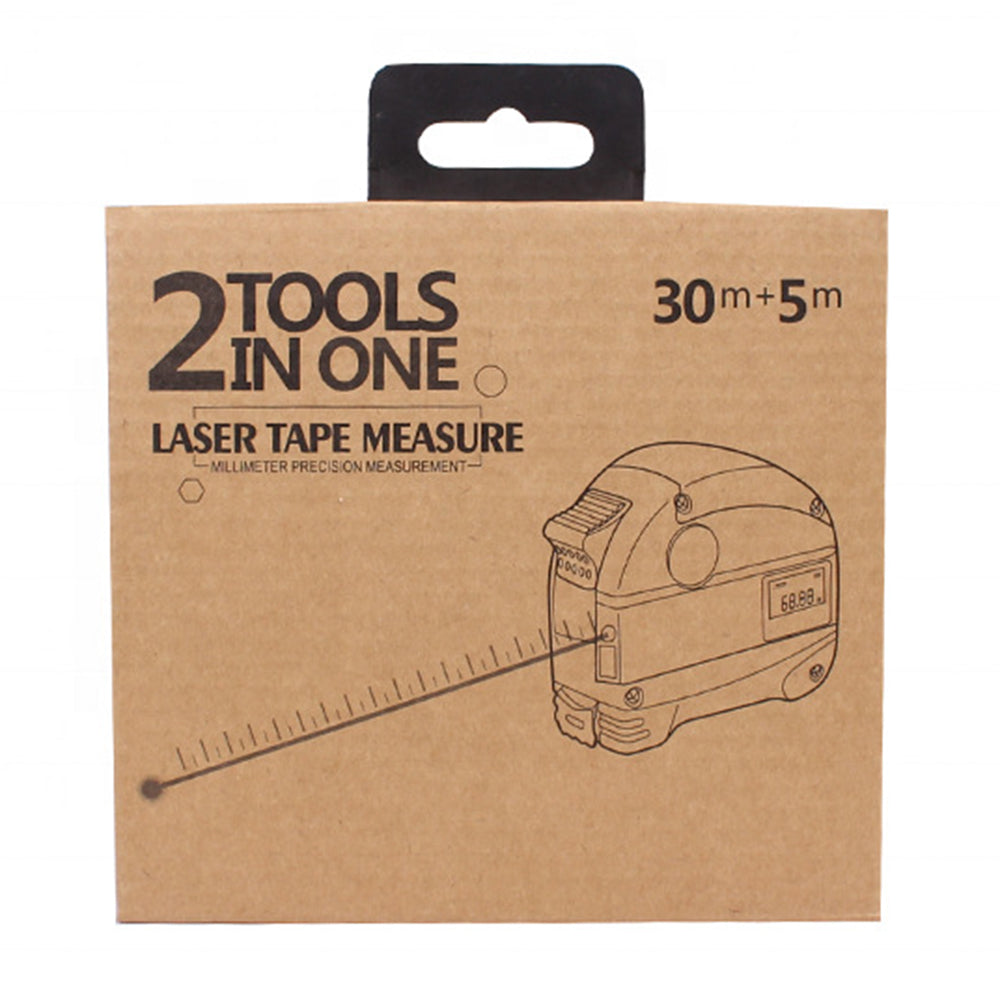 Rechargeable Digital Display High Accuracy Infrared Laser Distance Meter Measuring Tool Tape Measure