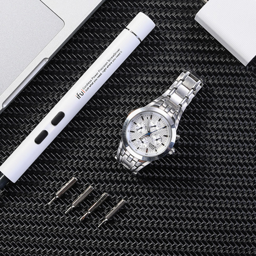 IFU DPT01 D1 Electric Screwdriver Pencil Style Auto / Manual Dual Mode Screwdriver Portable Electric Screw Driver with LED Lights