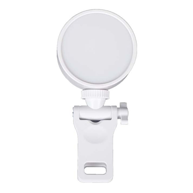 K-36 Clip-On Ring Light Rechargeable LED Selfie Fill Light for Cell Phone, Laptop, Tablet, Camera