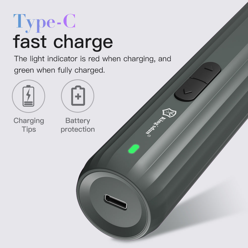 KING'SDUN KS-882042 35Pcs Portable Electric Screwdriver Set Handheld Precision Screwdriver with 5 Speed Torque