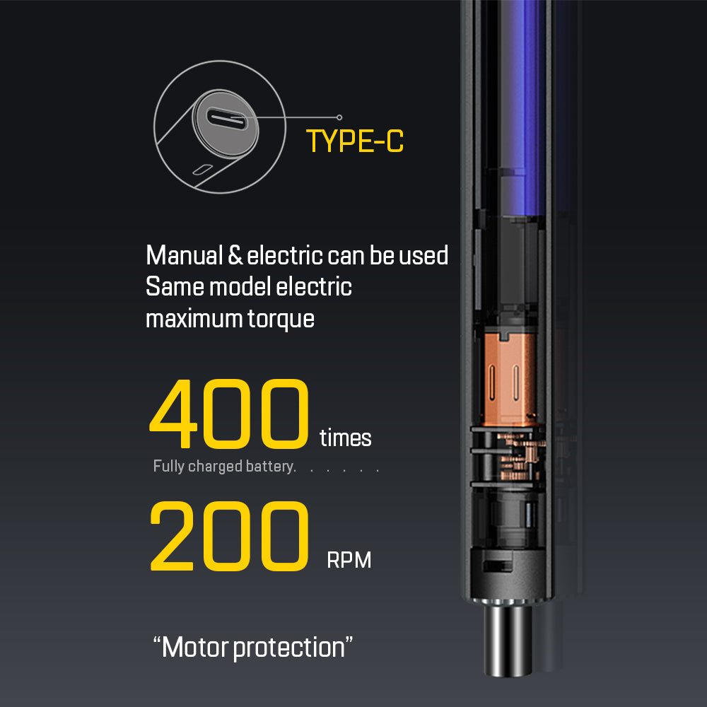 KING'SDUN KS-882058 58-in-1 Precision Electric Screwdriver Set Portable Screwdriver with S2 Steel Bits