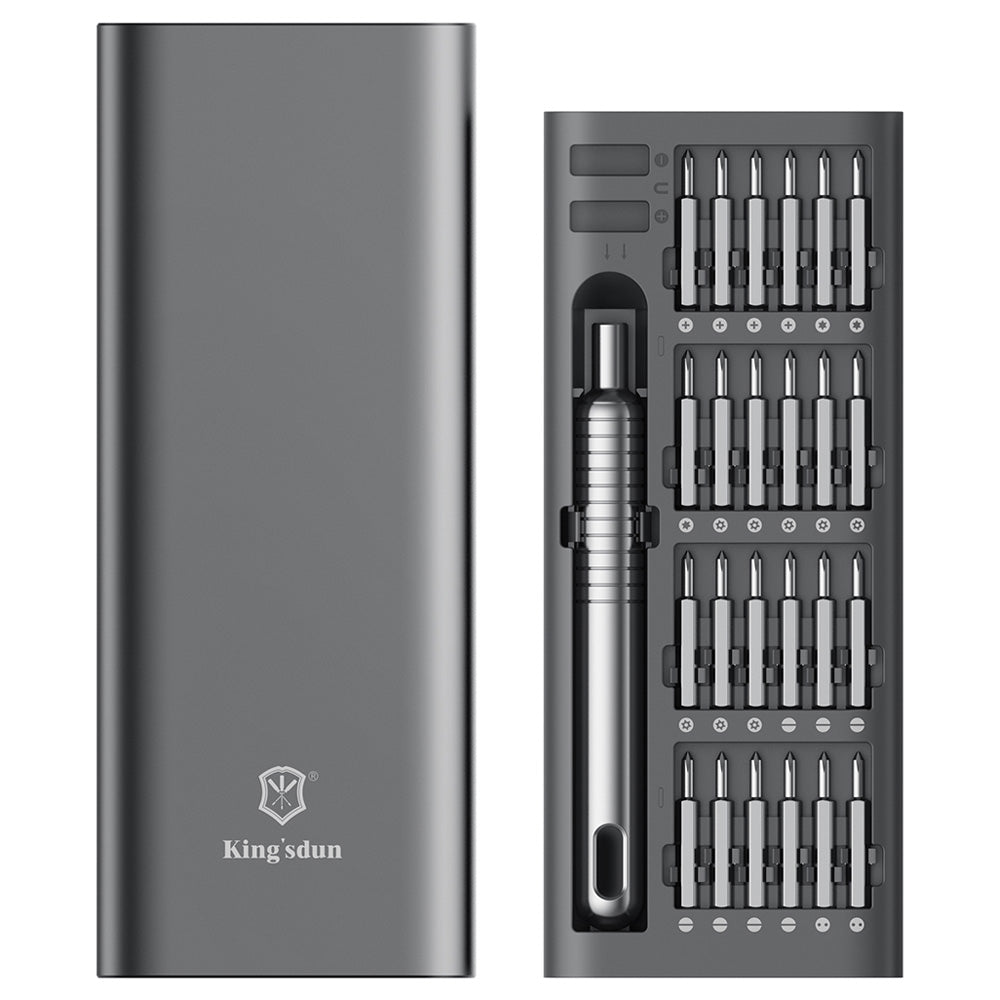 KING'SDUN KS-840117 51-in-1 Handheld Screwdriver Set with Bits Portable Metal Precision Screwdriver