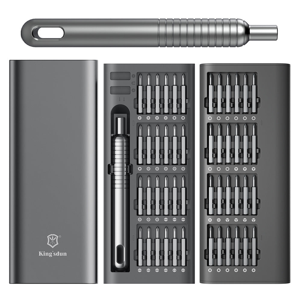 KING'SDUN KS-840117 51-in-1 Handheld Screwdriver Set with Bits Portable Metal Precision Screwdriver