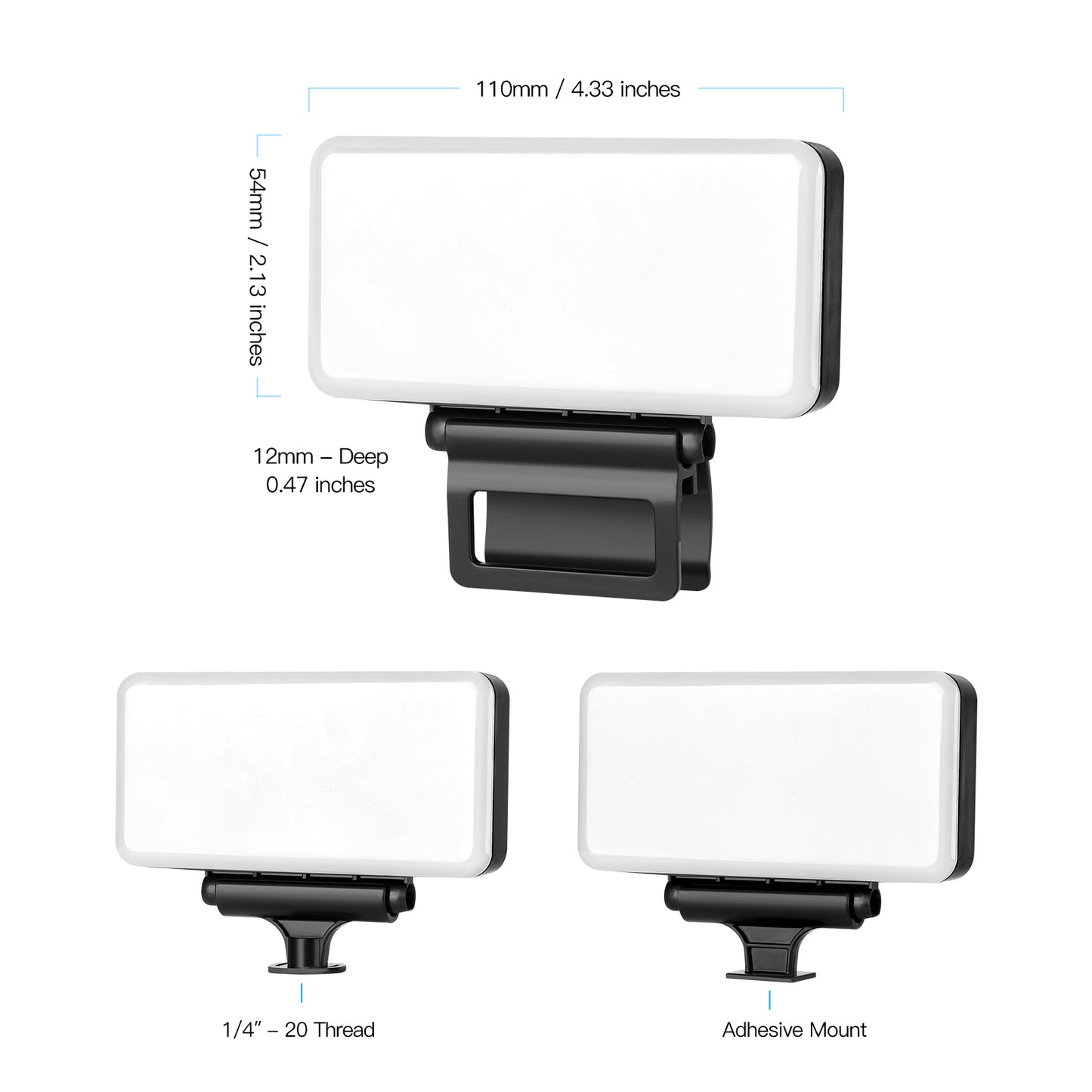 Z1 Mini Pocket Clip Light Desktop Video Portable LED Light Camera Fill Light for Mobile Phone Conference Light