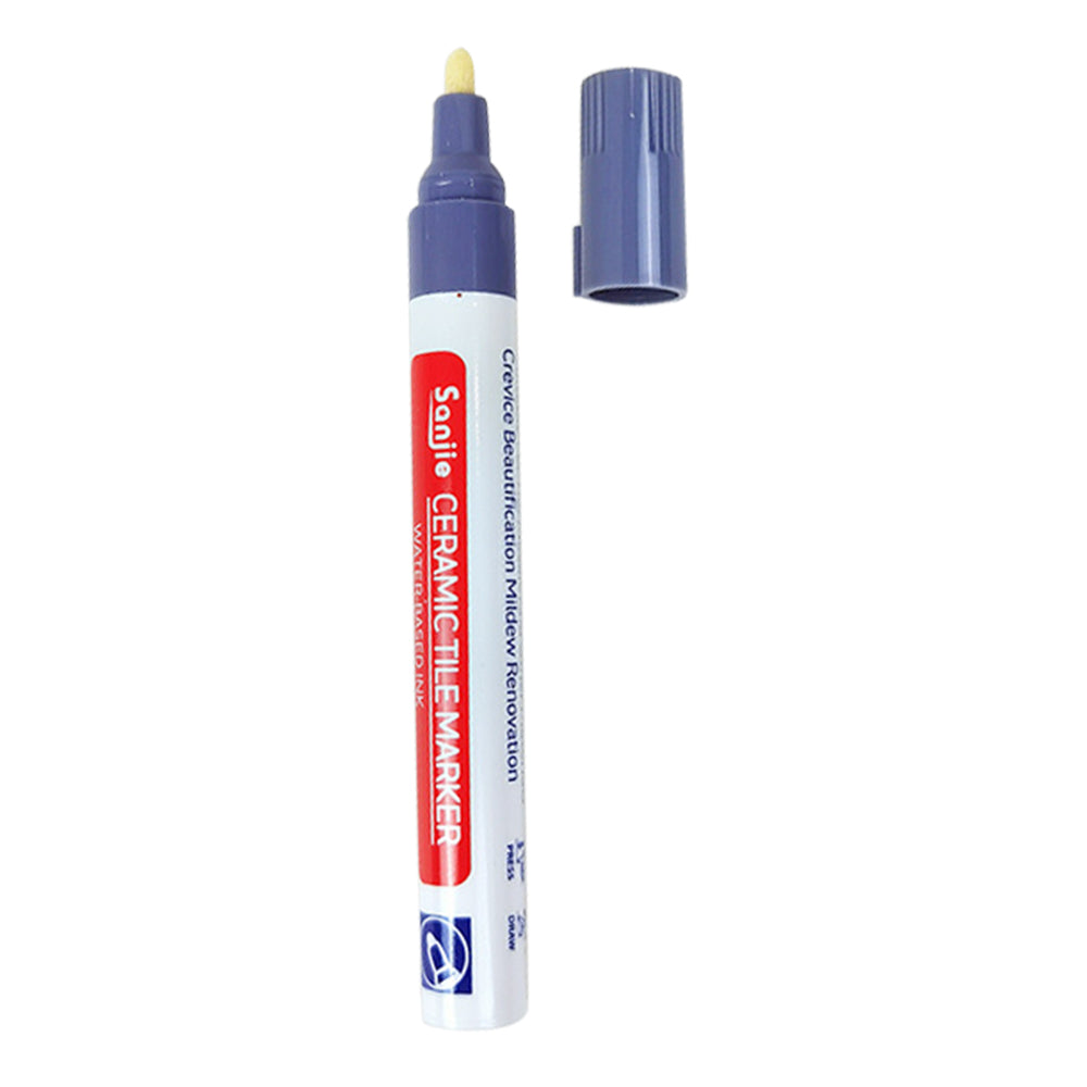 Grout Filler Pen Tile Repair Marker Pen for Restoring Tile Wall Floor - Light Grey