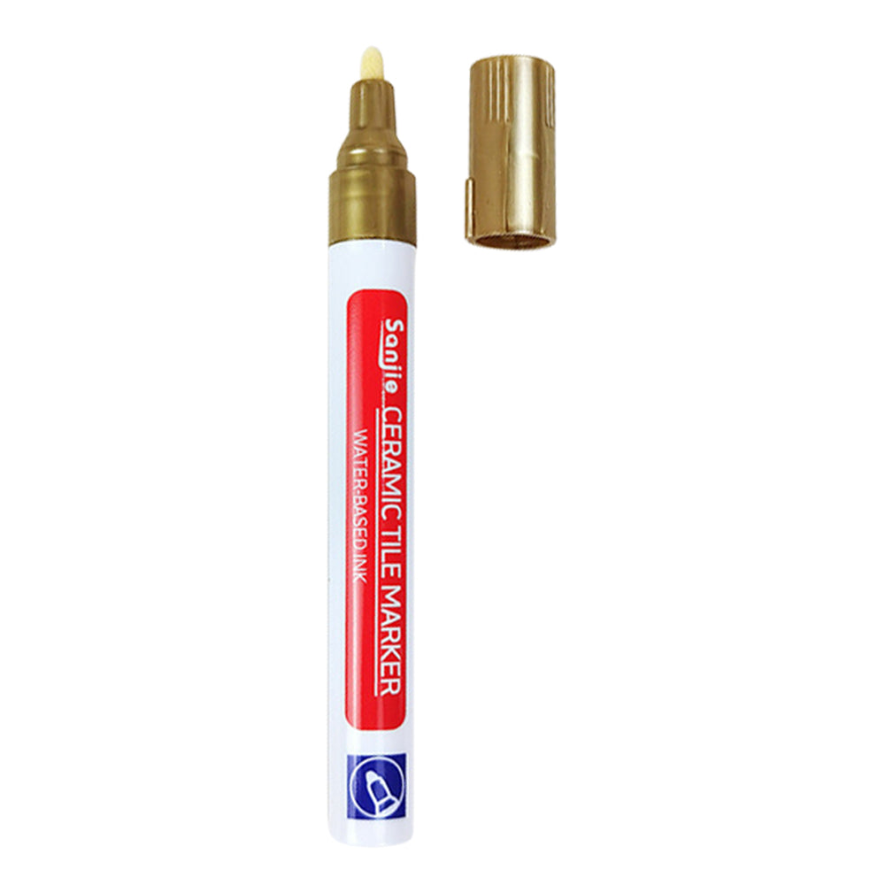 Grout Filler Pen Tile Repair Marker Pen for Restoring Tile Wall Floor - Gold