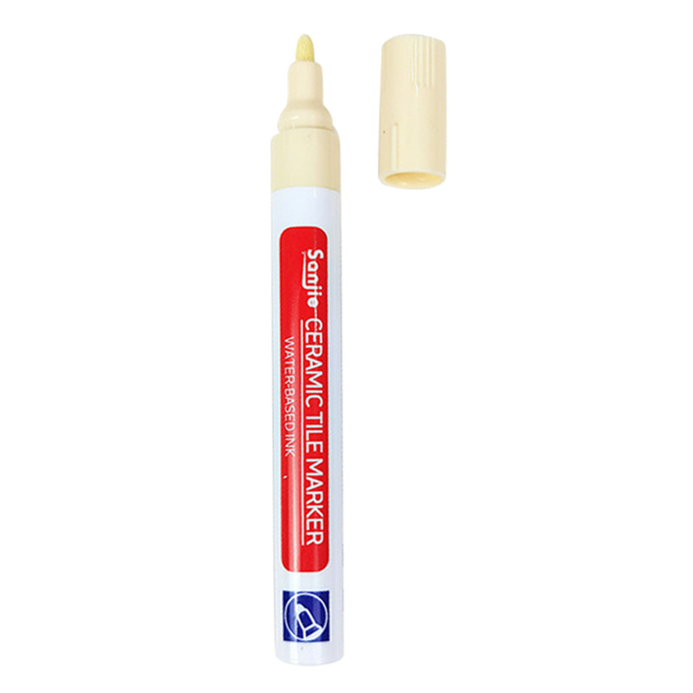 Grout Filler Pen Tile Repair Marker Pen for Restoring Tile Wall Floor - Beige