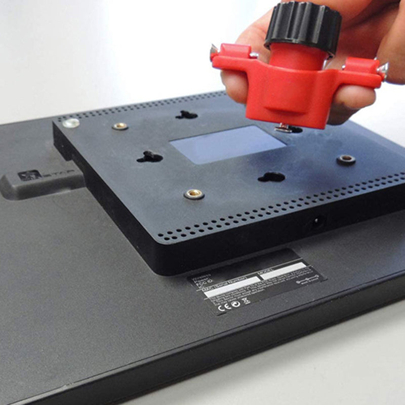 A180 No Measuring Marker Tool Keyhole Slot Hole Locator with 2 Bubble Level for Walls Cabinets Wood MDF