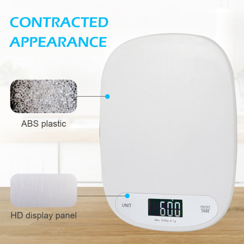 CK852 5000g/1g Electronic Kitchen Digital Scale LCD Display Cooking Baking Weight Scale (CE Certificated)