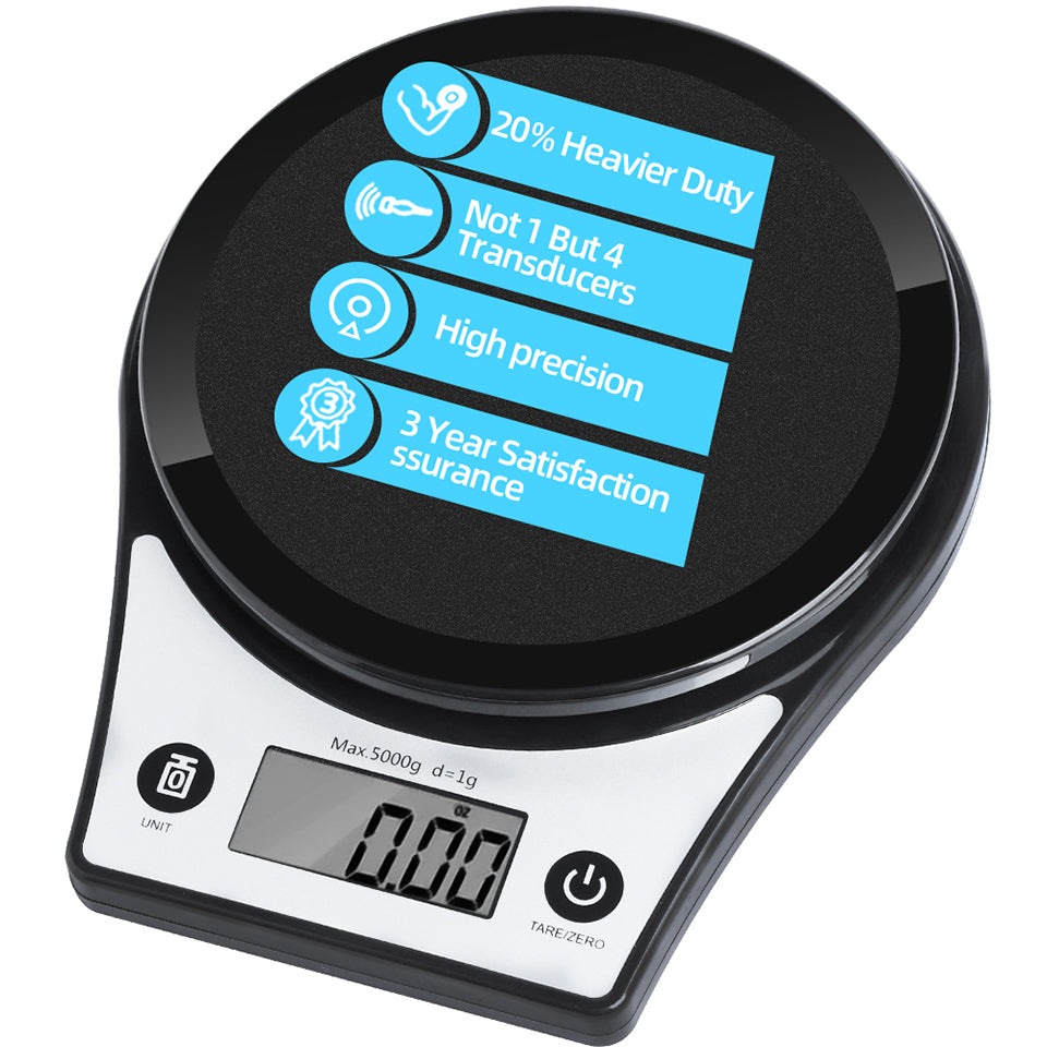 CK651 5000g/1g High Precision Kitchen Digital Scale Electronic LCD Display Cooking Baking Weight Measuring Food Scale (CE Certificated)