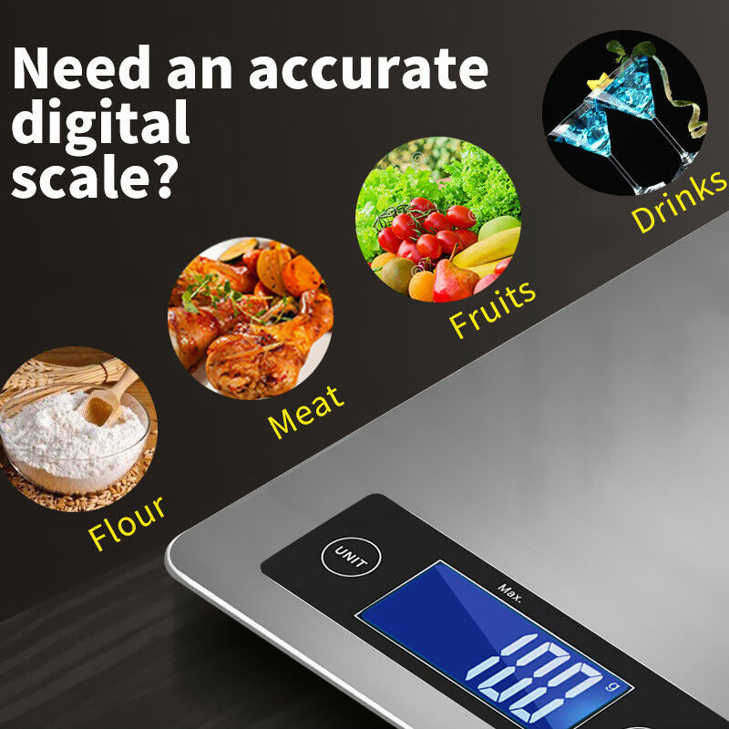 CK652 5000g/1g Accurate Kitchen Digital Scale Home Electronic LED Display Food Scale Cooking Baking Weight Measuring Tool (CE Certificated)