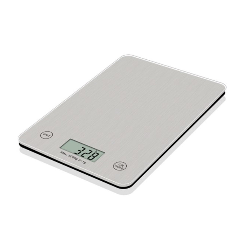 CK451 5000g/1g Kitchen Digital Scale Electronic LED Display Cooking Baking Food Scale Weight Measuring Tool (CE Certificated) - Silver