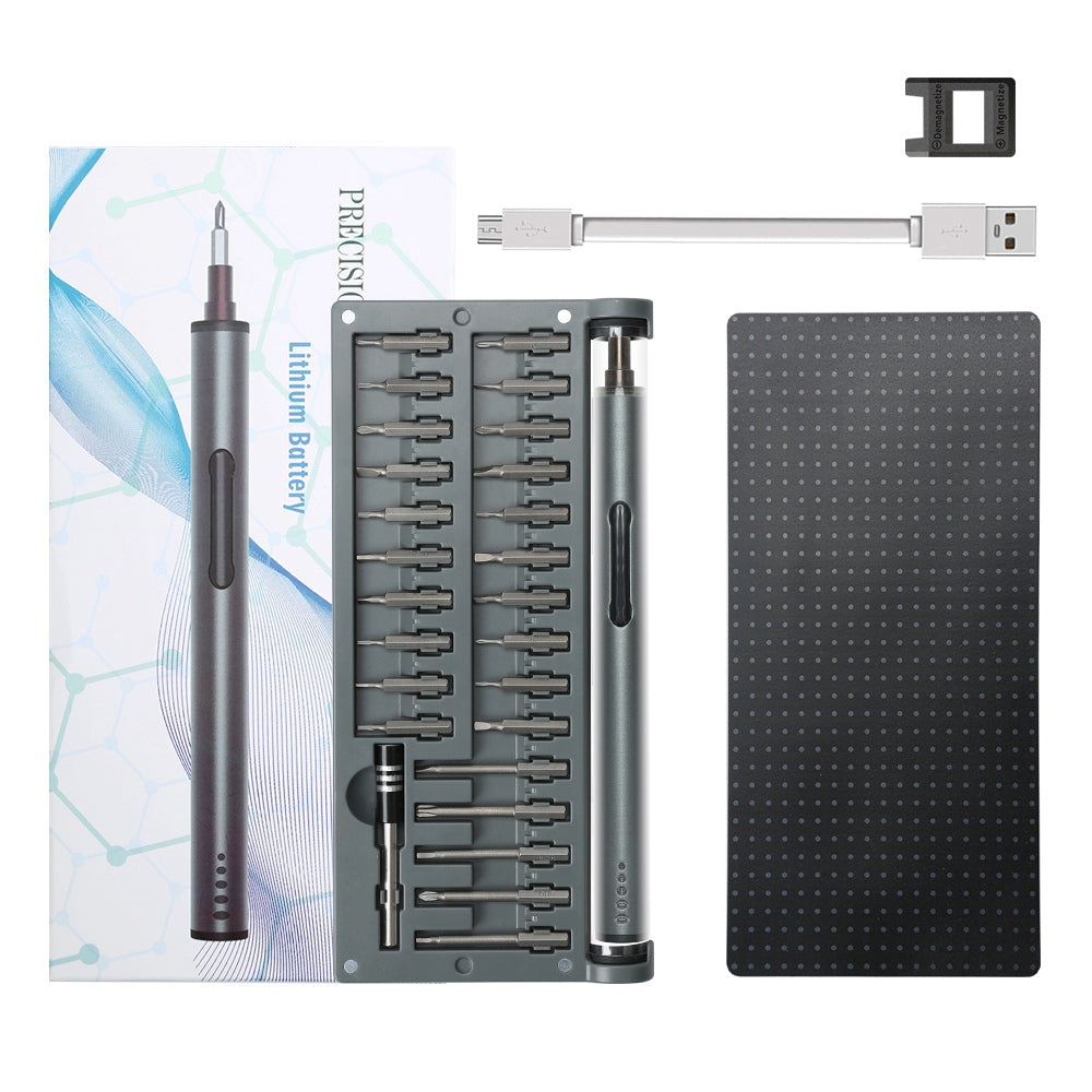 KING'SDUN KS-882025 59 in 1 Electric Repair Tool Kit with 55Pcs Bits Magnetic Mini Screwdriver Set for Watches, Cameras, Drones