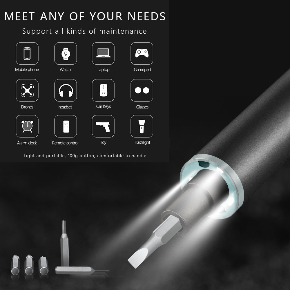 KING'SDUN KS-882025 59 in 1 Electric Repair Tool Kit with 55Pcs Bits Magnetic Mini Screwdriver Set for Watches, Cameras, Drones