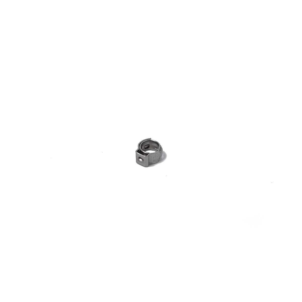 100PCS Hose Ring Clamps Adjustable Pipe Tube Clamps 304 Stainless Steel Hose Clips with Plastic Box