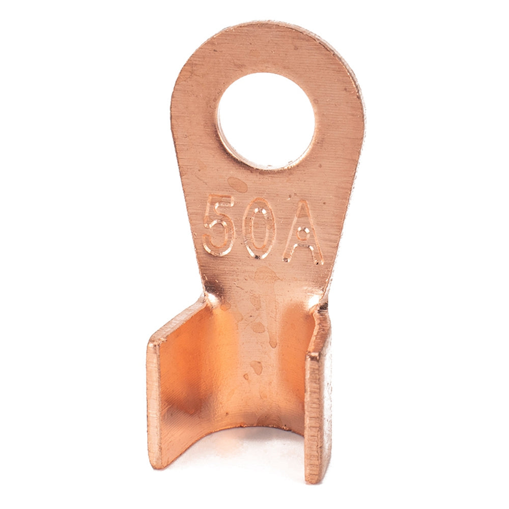 A2967 245Pcs / Set 5A / 10A / 20A / 30A / 40A / 50A / 60A / 100A Open Barrel Wire Crimp Lugs Copper Terminals Heat Shrink Tubing Assortment Kit with Storage Box