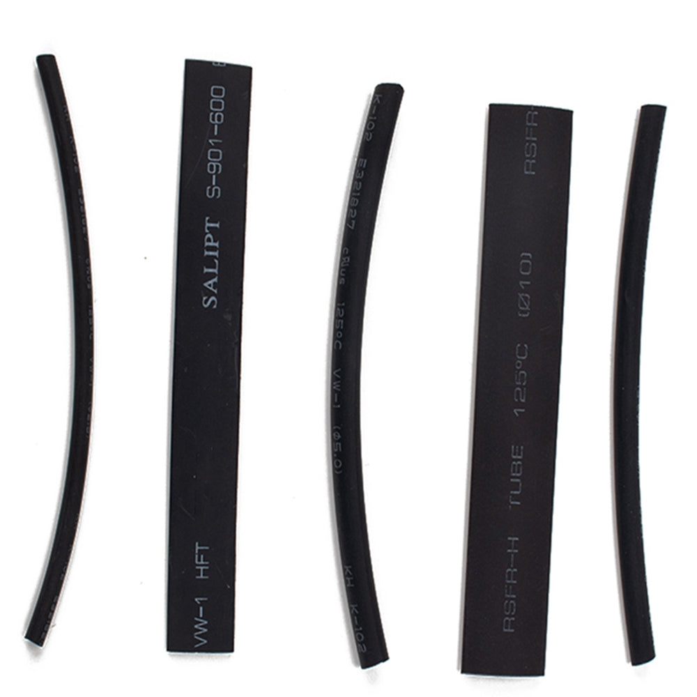 A2966 135Pcs / Set 5A / 10A / 20A / 30A / 40A / 50A Open Barrel Copper Terminals Wire Crimp Lugs Heat Shrink Tubing Assortment Kit with Storage Box