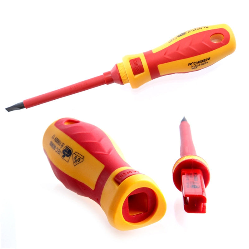 RDEER VDE-9913 13-in-1 Insulated Screwdriver Set Portable Screwdriver Electrician Tools with Pen Tester