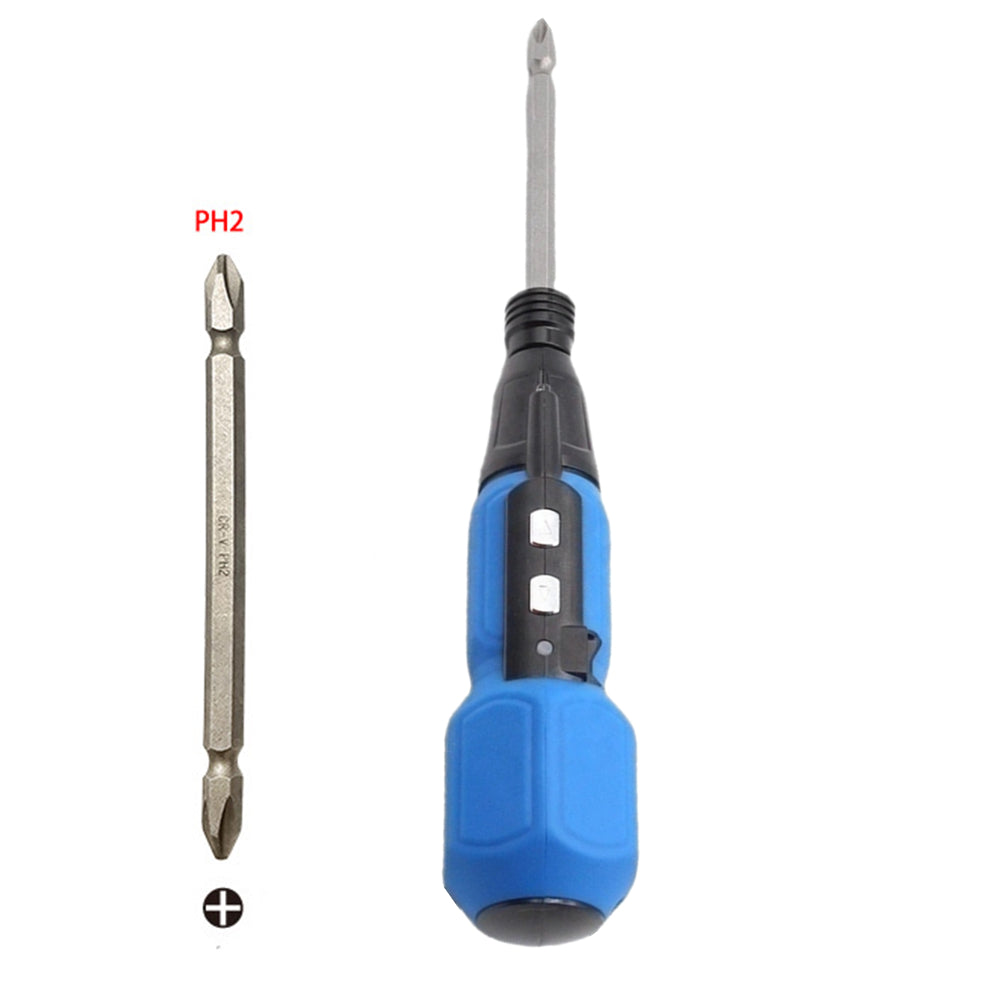 Multifunctional USB Rechargeable Cordless 3.6V 6.35mm Electric Screwdriver Repair Tool with LED Light