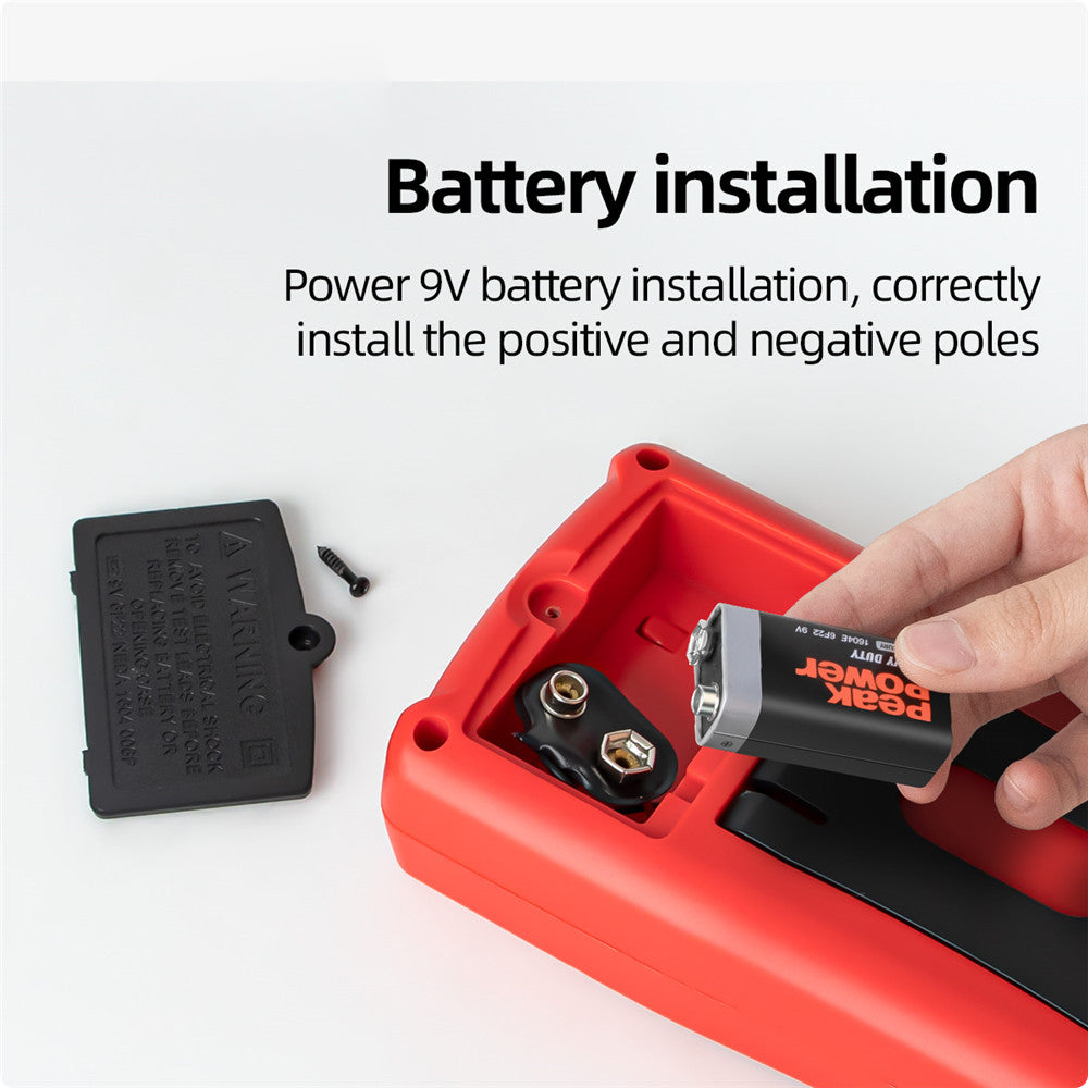 Aneng DM850 Professional Electric Multimeter 1999 Counts Digital Multimeter Tester Current Voltmeter Ammeter - Red