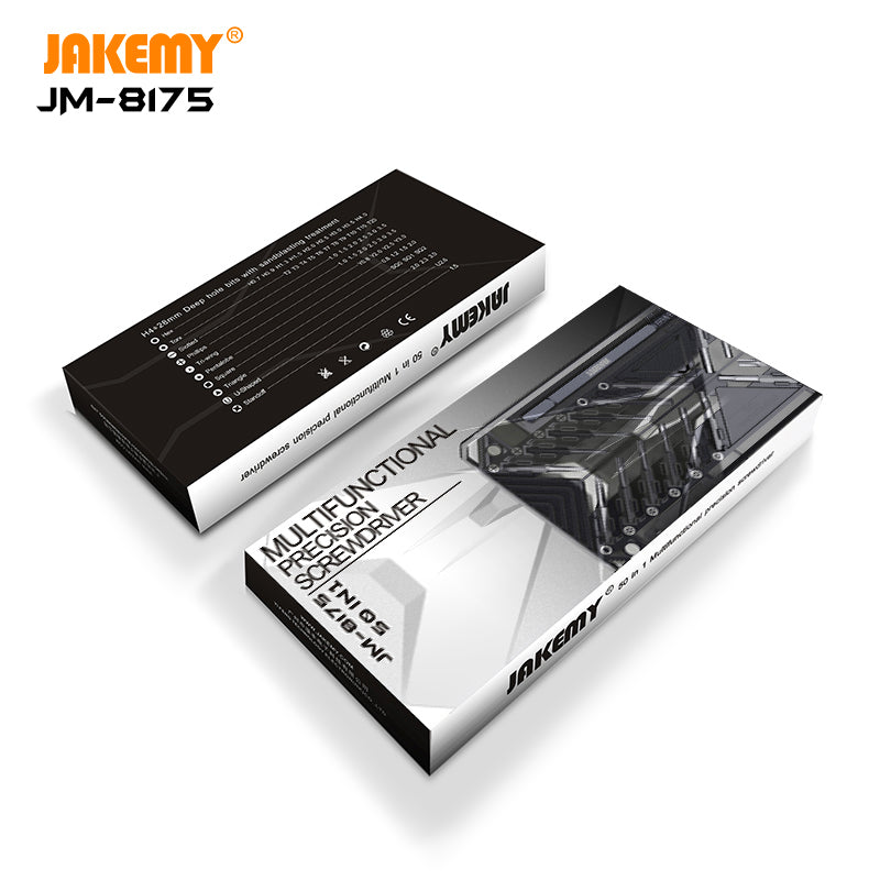 Jakemy JM-8175 50 in 1 Precision Screwdriver Set Magnetic Screwdriver Bits