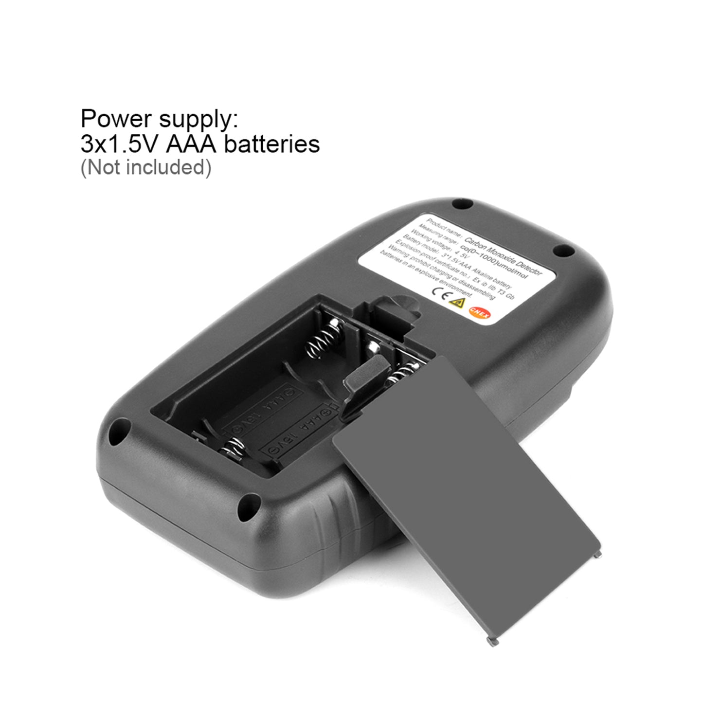 Uniqkart WT8825 Carbon Monoxide Detector Digital LCD CO Gas Tester Air Quality Carbon Monoxide Detecting Gauge