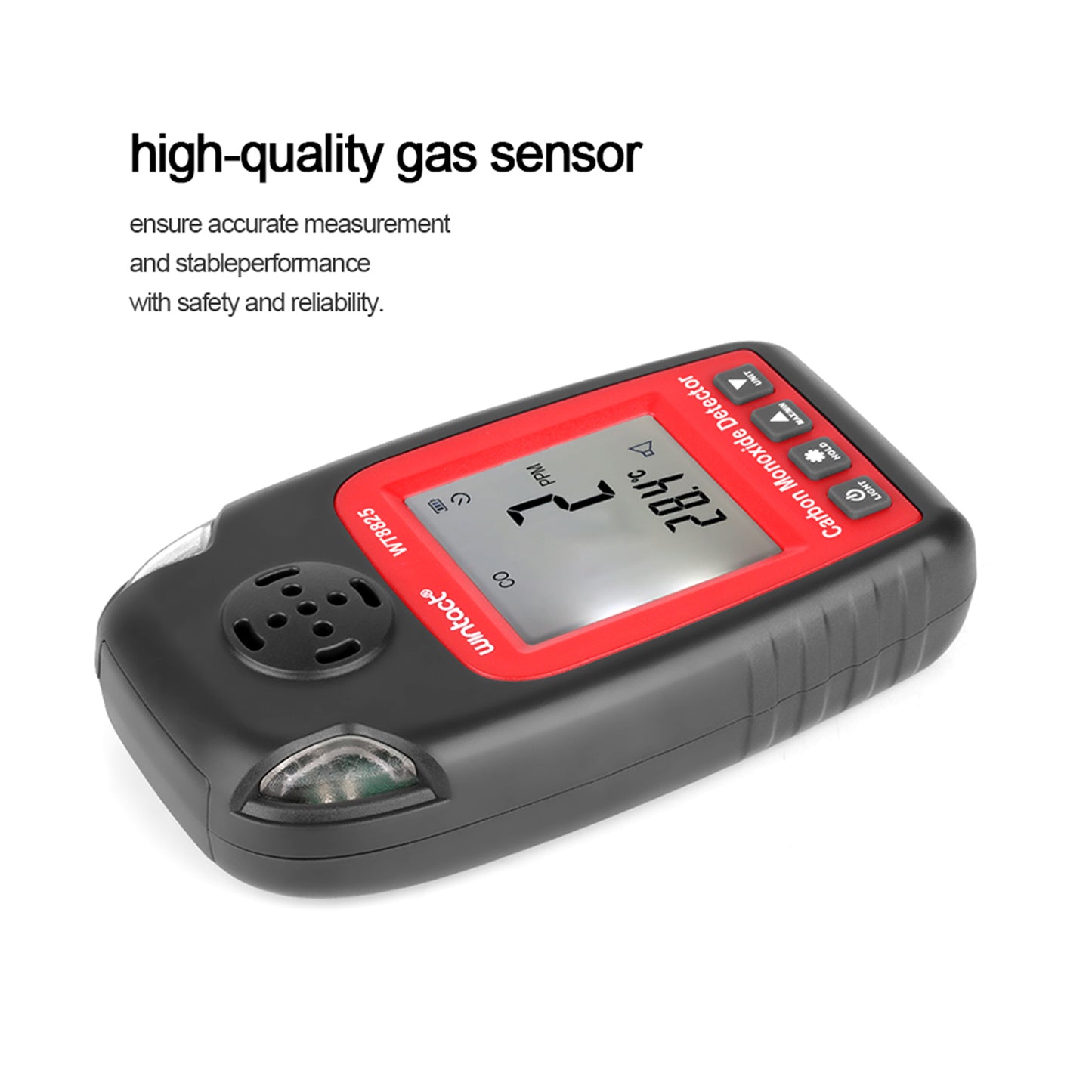 Uniqkart WT8825 Carbon Monoxide Detector Digital LCD CO Gas Tester Air Quality Carbon Monoxide Detecting Gauge