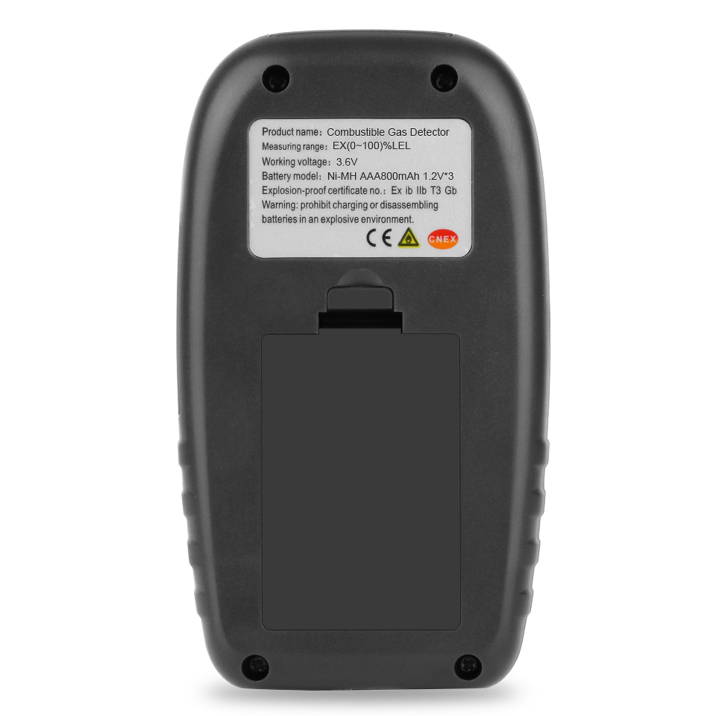 Uniqkart WT8823 Combustible Gas Alarm Detector Flammable Gas Leakage Monitor Digital LCD Display Gas Leak Analyzer