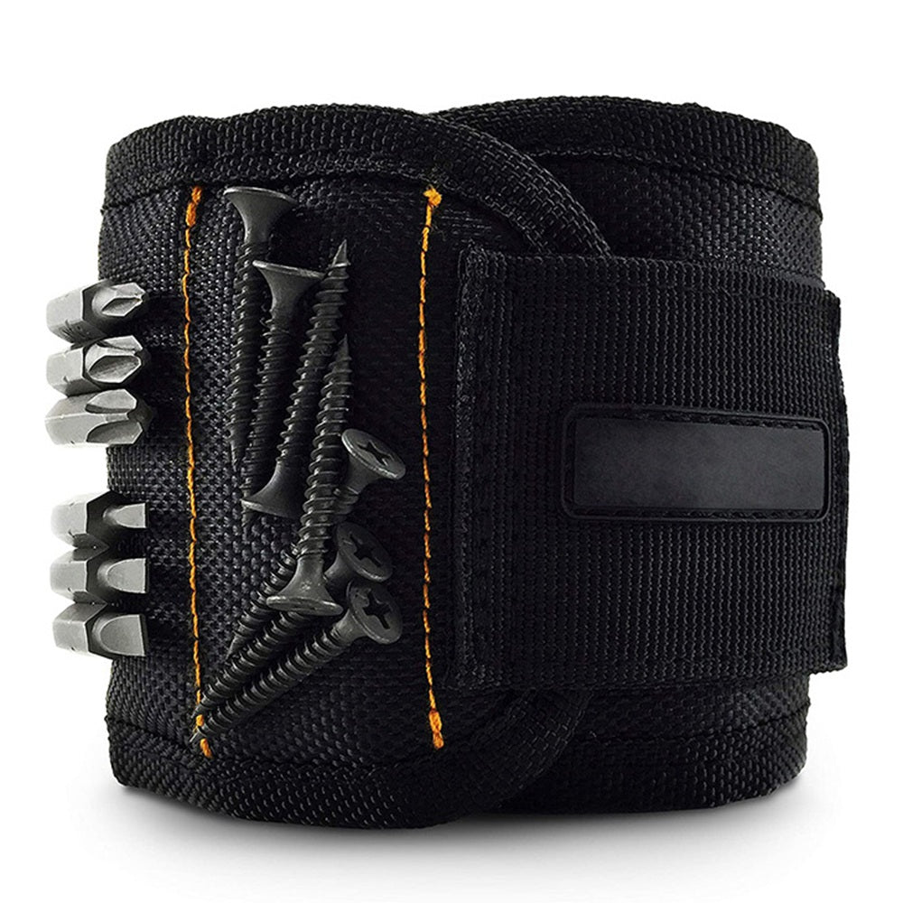 Magnetic Wrist Support Band Adjustable Bracelet Strap for Holding Screws Nail Bolt Tools