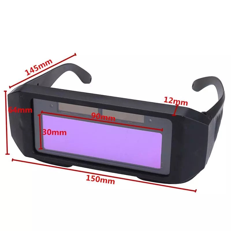 Solar Automatic Dimming Welding Goggles Safety Protective Welding Glasses