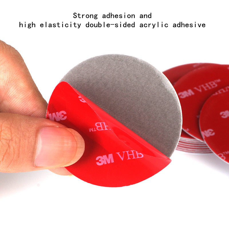 100pcs/Bag Waterproof Round EVA Foam Pads Double Sided Strong Adhesive Mounting Tape (45x1 mm)