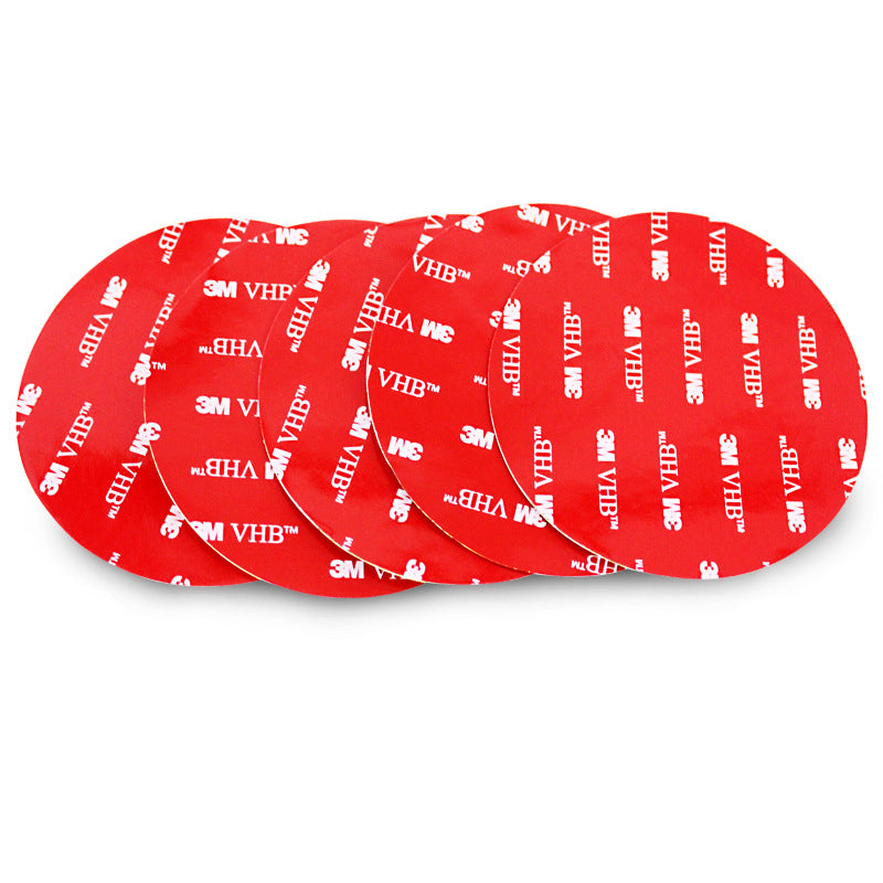 100pcs/Bag Round Double-sided Adhesive Tape High Temperature Resistance EVA Foam Tape (82x1 mm)