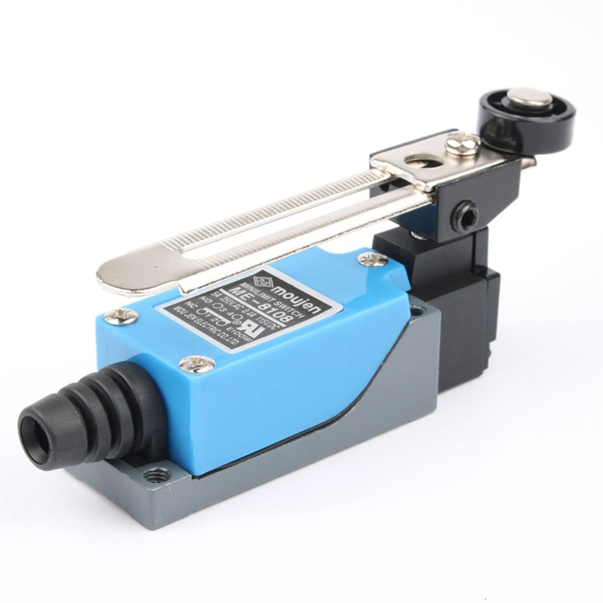 ME-8108 Mini Limit Switch Rotary Adjustable Roller Lever Arm Momentary Limit Switch