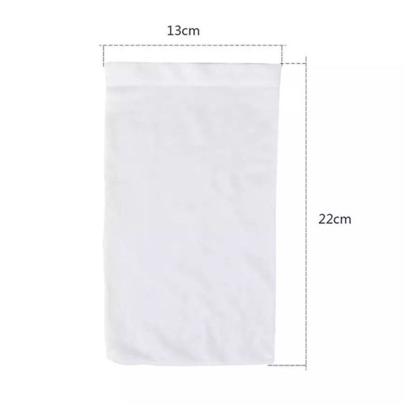 20Pcs Nylon Elastic Pool Basket Skimmer Mesh Pouch Swimming Pool Garbage Filter Socks - White