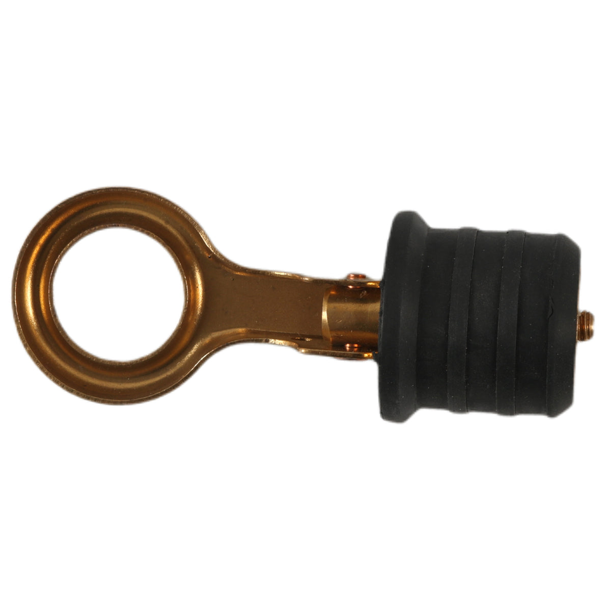 A6870 1 - 1 / 4 Inch Boat Yacht Drain Plug O-Handle Twist Turn Drain Plug Snap Brass Drain Plug