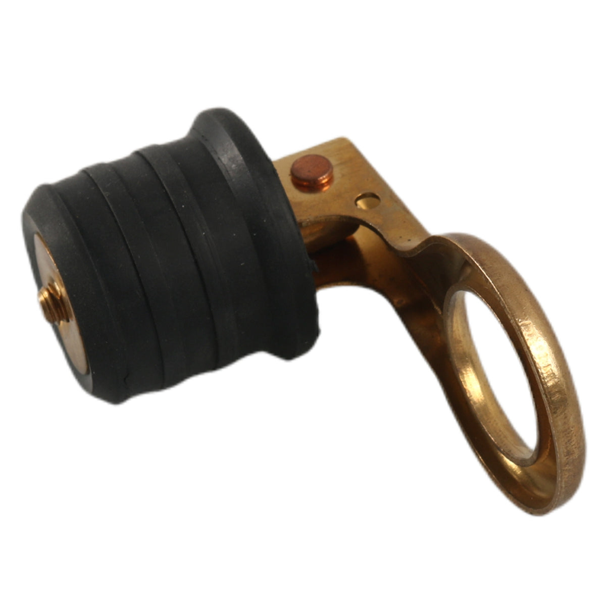 A6870 1 - 1 / 4 Inch Boat Yacht Drain Plug O-Handle Twist Turn Drain Plug Snap Brass Drain Plug