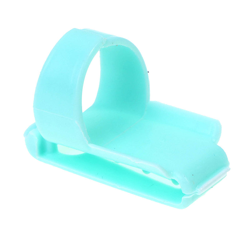 Plastic Finger Splitter Sweater Wool Knitting Tool 4 Yarn Guide Thimble Sewing Accessories - Light Green