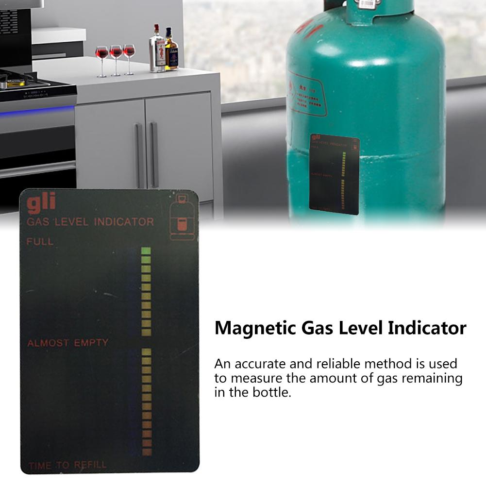 GAS-001 Propane Butane LPG Fuel Gas Tank Level Indicator Magnetic Gauge Caravan Bottle Temperature Measuring Stick