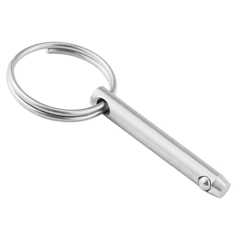 3Pcs / Set 6.3 x 38mm 316 Stainless Steel Ball Pin Quick Release Safety Pin Spring Steel Ball Pin Boat Accessories