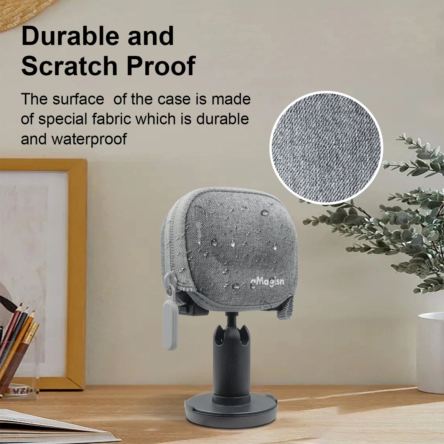 Uniqkart Storage Bag for Insta360 GO 3 , EVA+Fleece Action Camera Portable Carrying Case