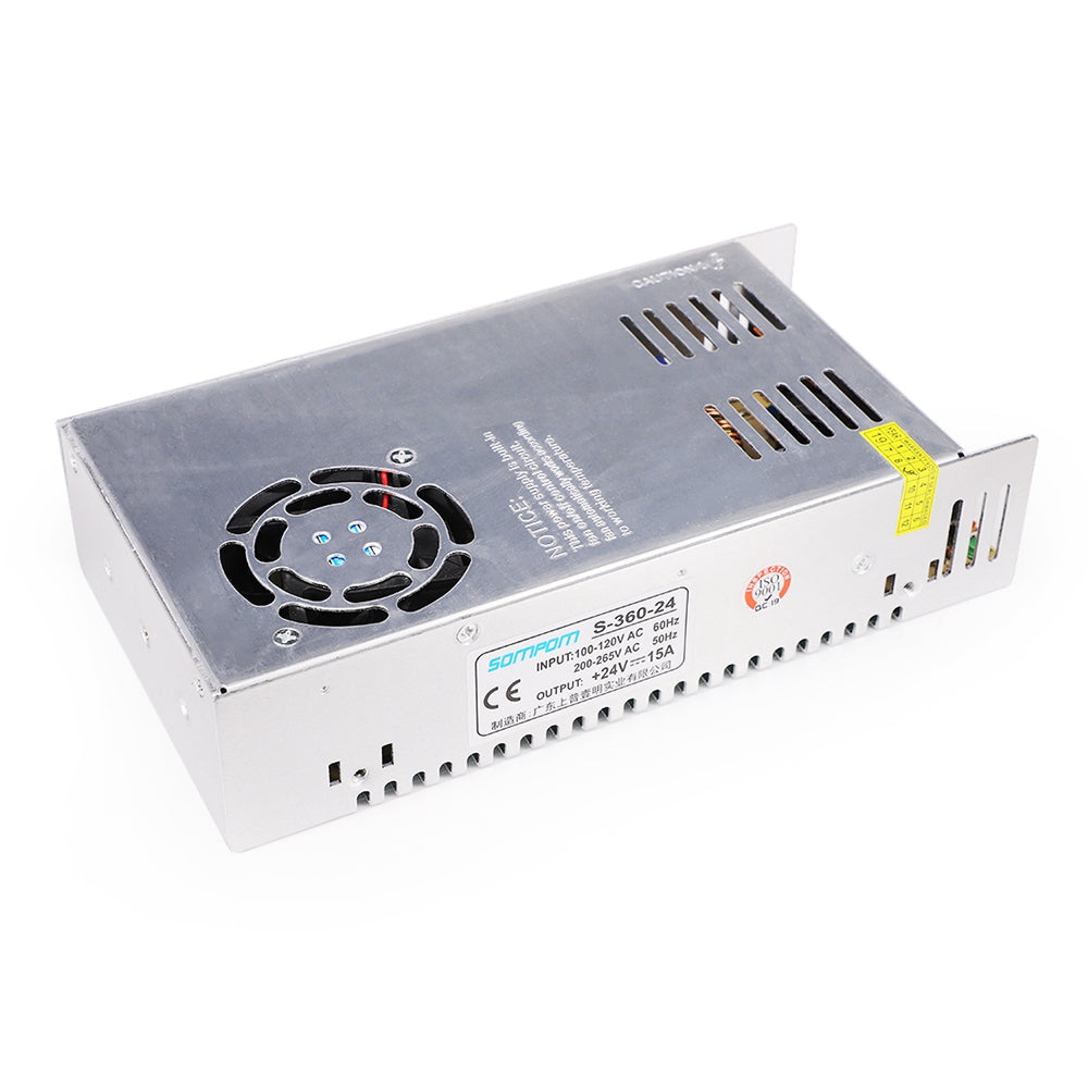 S-360-24 24V 15A 360W Driver Power Supply LED Light Strip Monitor Power Adapter Safe to Use