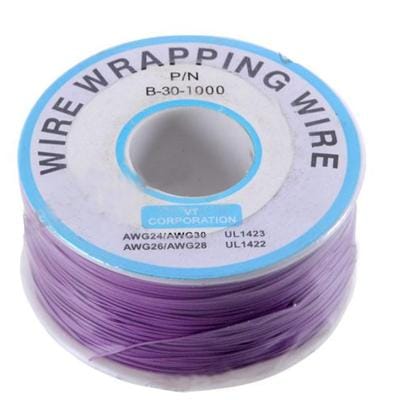 Wrapping Wire Wrap Black 300 Meters AWG30 Cable (Purple)