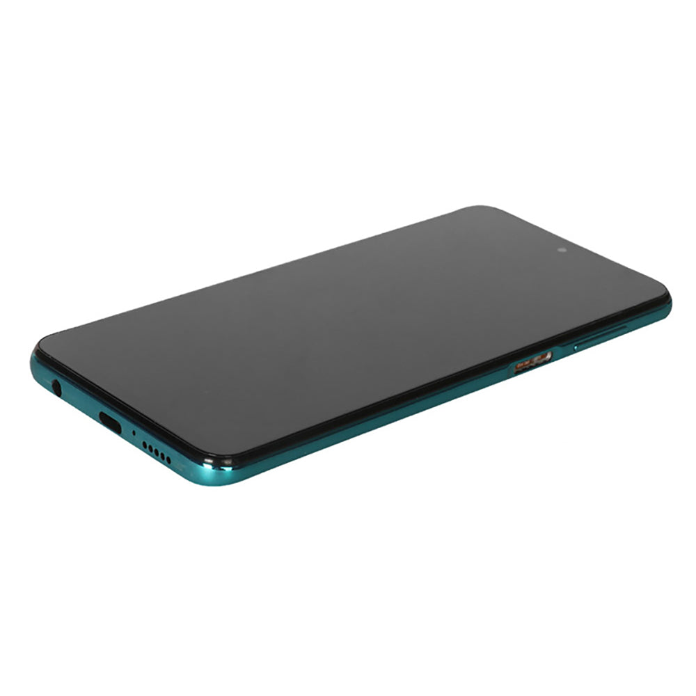 For Xiaomi Redmi Note 9S/Note 9 Pro Grade S LCD Screen and Digitizer Assembly + Frame Replace Part (without Logo) - Green