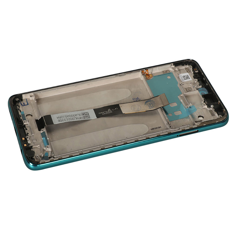 For Xiaomi Redmi Note 9S/Note 9 Pro Grade S LCD Screen and Digitizer Assembly + Frame Replace Part (without Logo) - Green