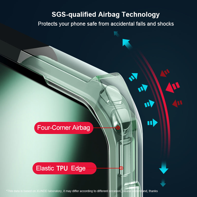 XUNDD For OnePlus 11 5G Acrylic+TPU Shockproof Phone Case Precise Cutouts Camera Protection Back Cover - Laser Texture