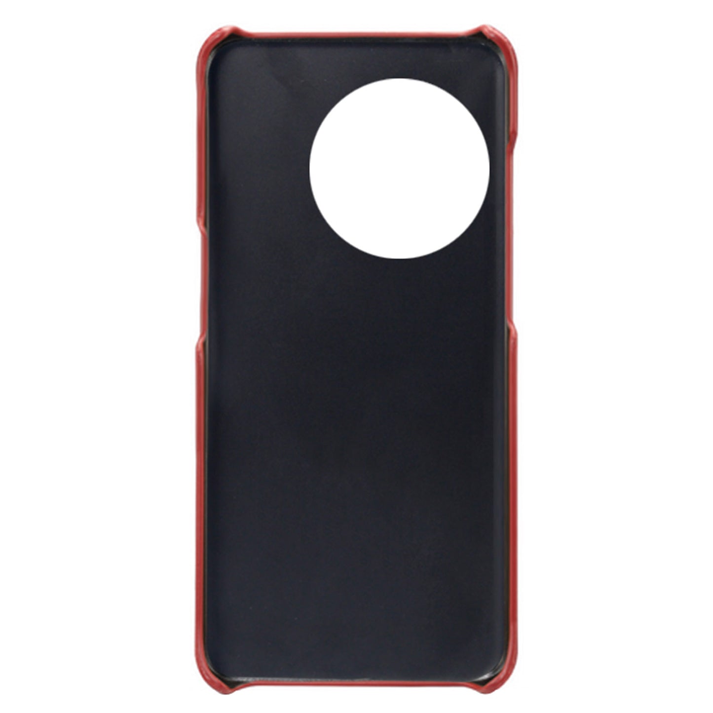 For OnePlus 11 5G Slim Phone Case with Dual Card Slots Shockproof Non-slip Cell Phone Cover - Red
