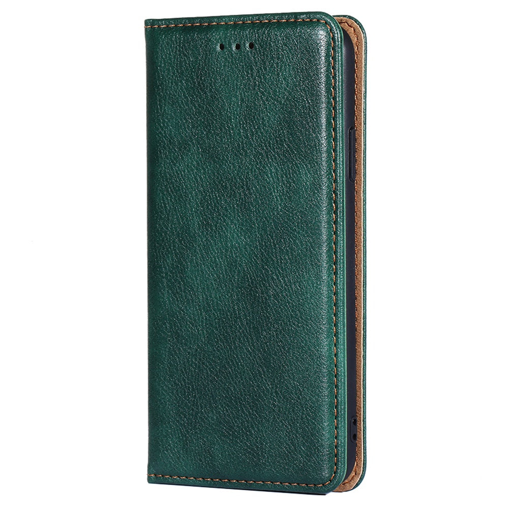 Magnetic Phone Case For OnePlus 11 5G, PU Leather Protective Anti-scratch Cell Phone Cover with Wallet Stand - Green