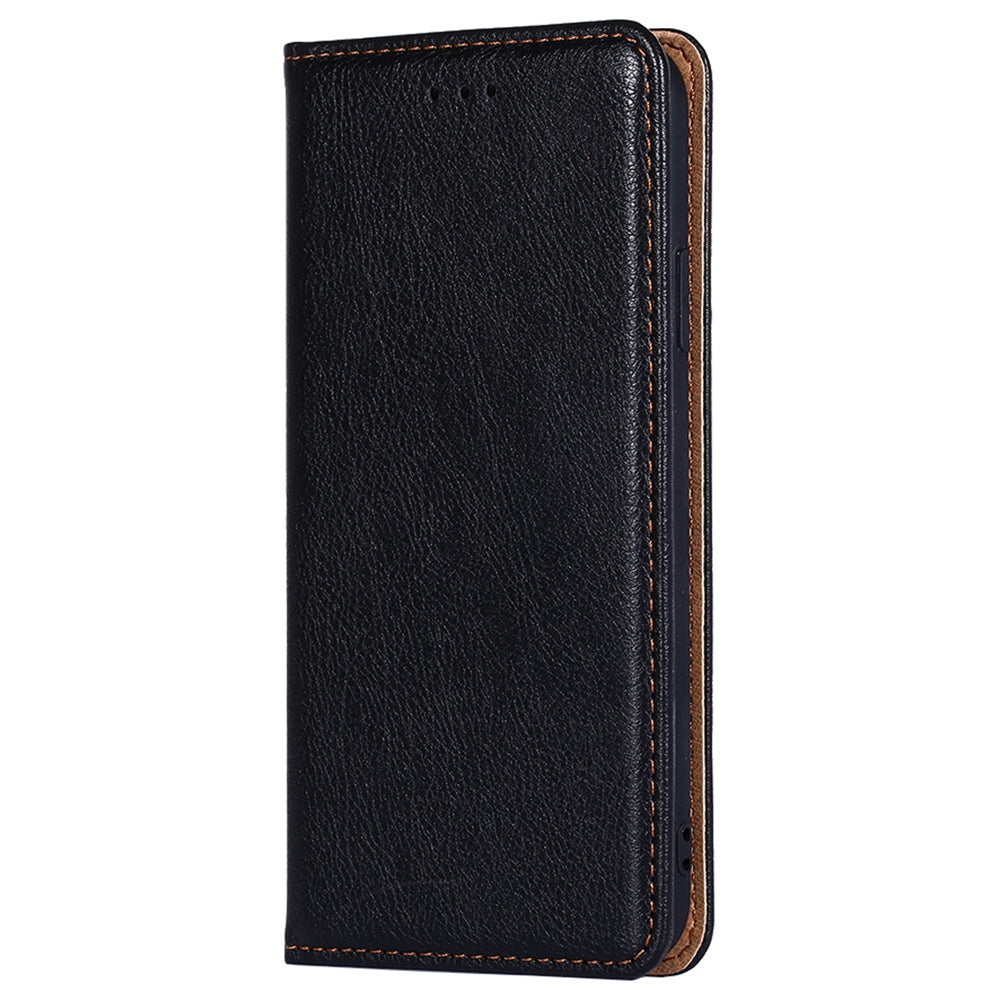 Magnetic Phone Case For OnePlus 11 5G, PU Leather Protective Anti-scratch Cell Phone Cover with Wallet Stand - Black
